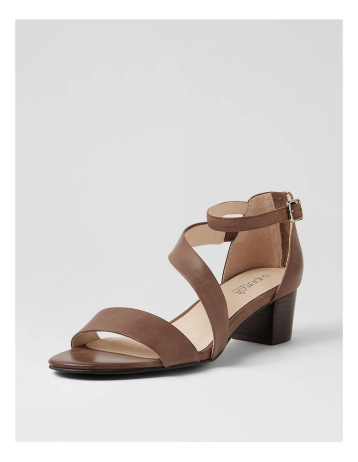 Caring Dark Brown Leather Sandals image 2