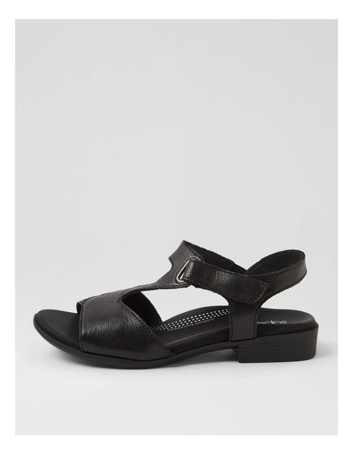 Coras Black Leather Sandals image 1