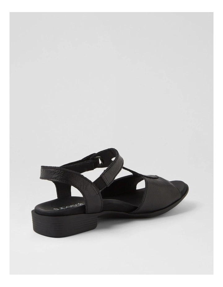 Coras Black Leather Sandals image 3