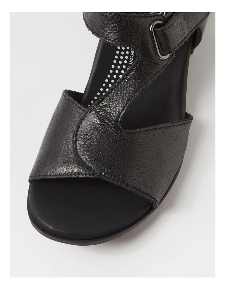 Coras Black Leather Sandals image 4