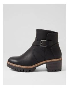 Fringle Black Ankle Boots