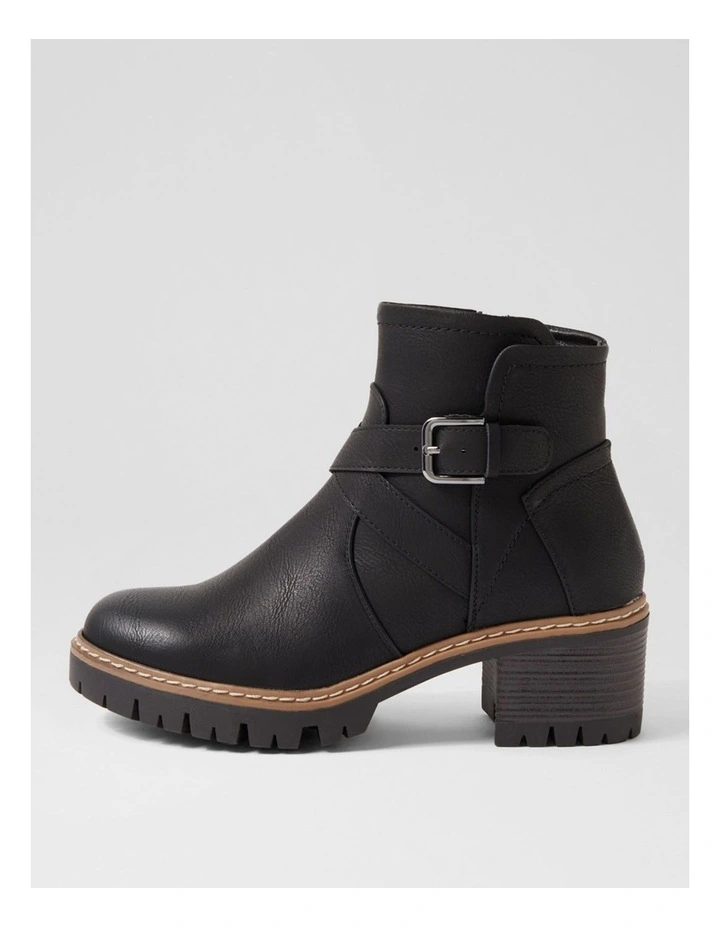 Fringle Black Ankle Boots image 1