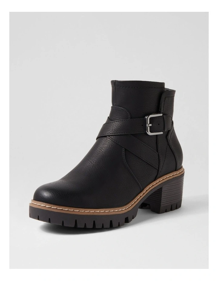 Fringle Black Ankle Boots image 2