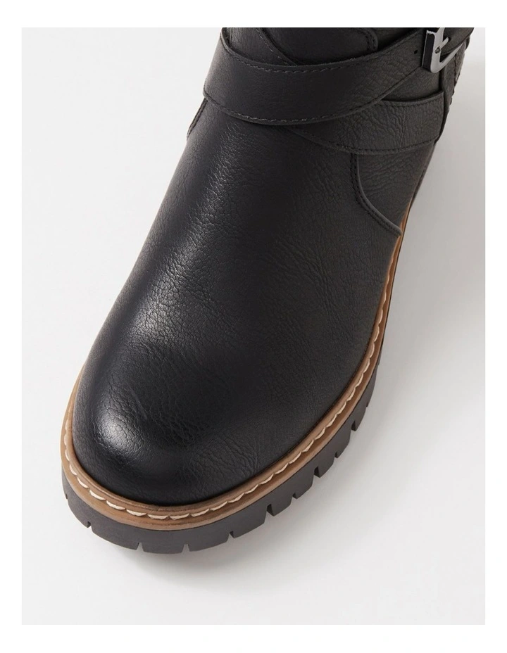 Fringle Black Ankle Boots image 4