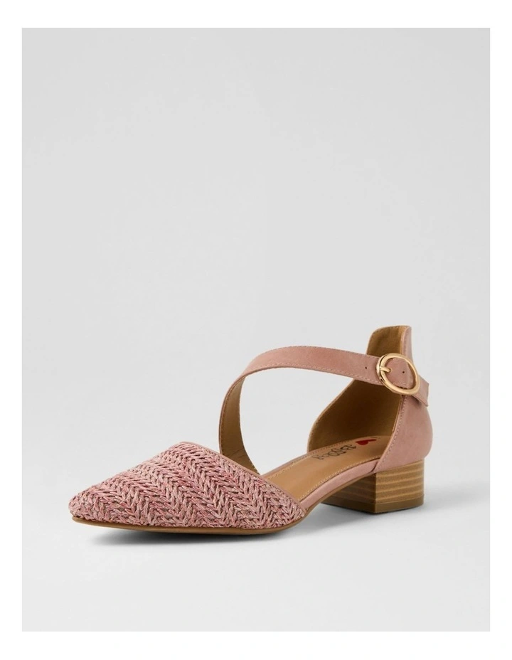 Julich Rose Synthetic Raffia Heels image 2