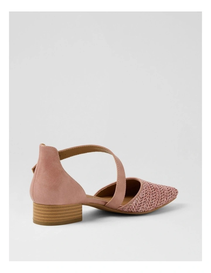 Julich Rose Synthetic Raffia Heels image 3