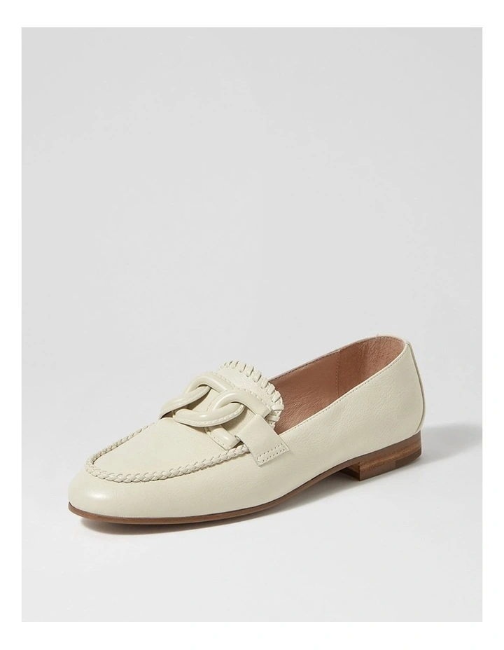 Ipitomy Cream Leather Loafers image 2