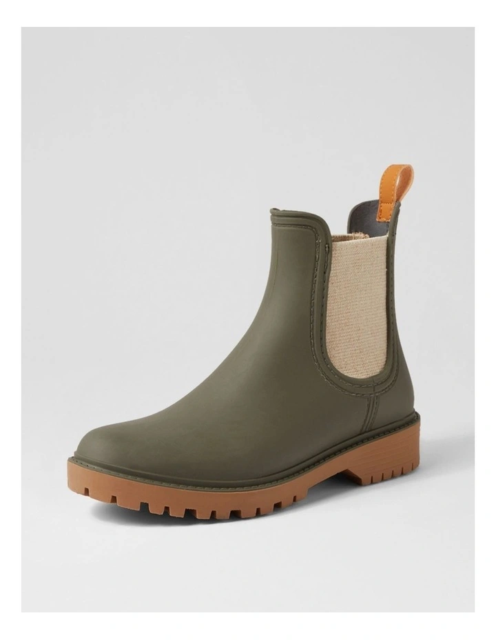 Laurina2 Olive Gumboot Ankle Boots image 2