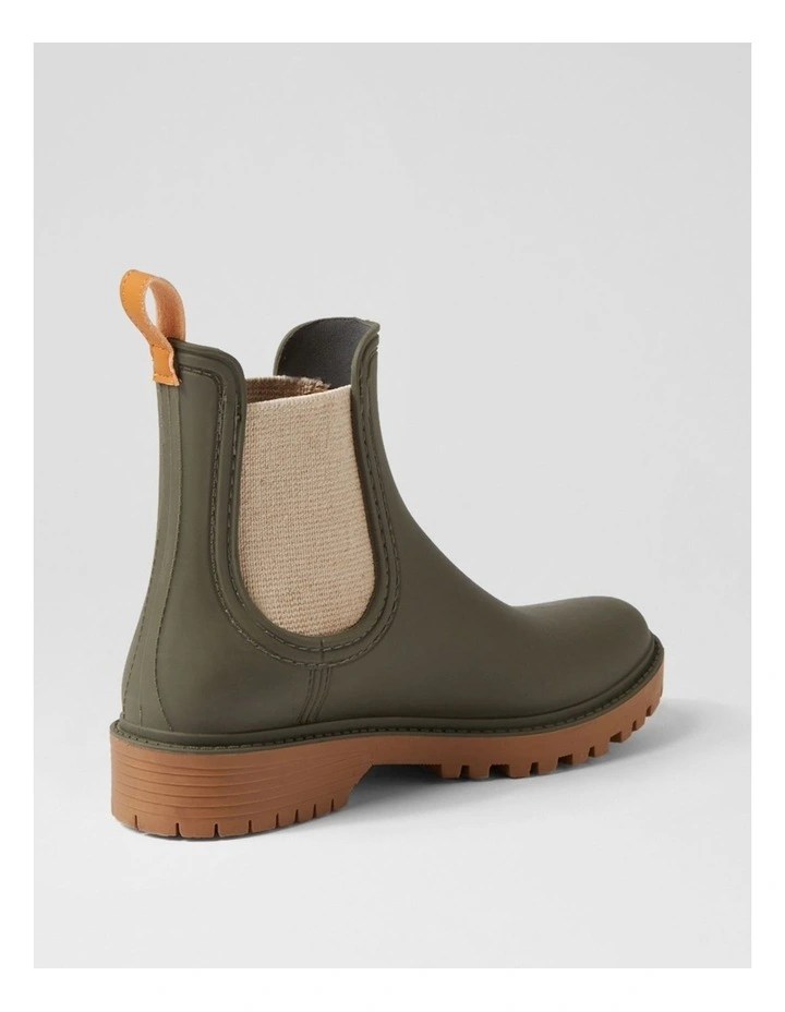 Laurina2 Olive Gumboot Ankle Boots image 3
