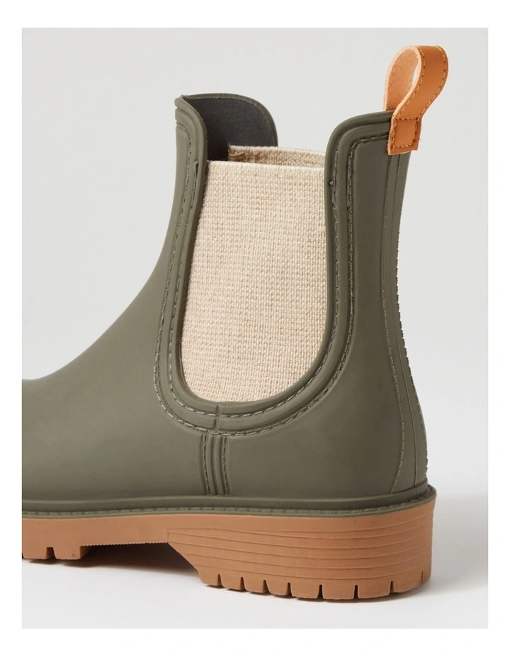 Laurina2 Olive Gumboot Ankle Boots image 5