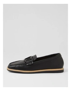 Fanked Black Flat Shoes