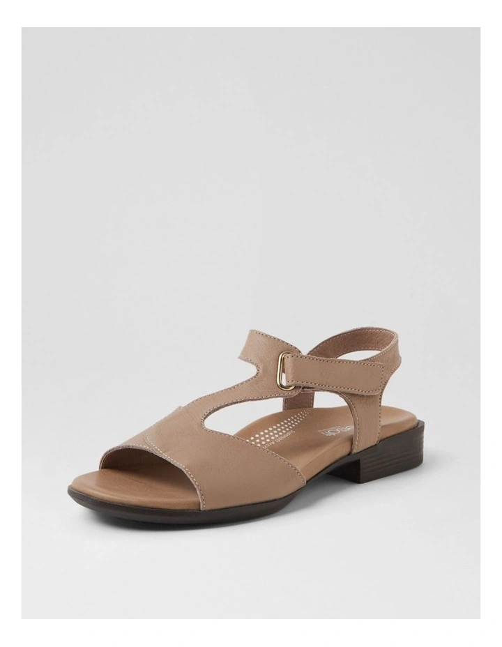 Coras Light Taupe Leather Sandals image 2