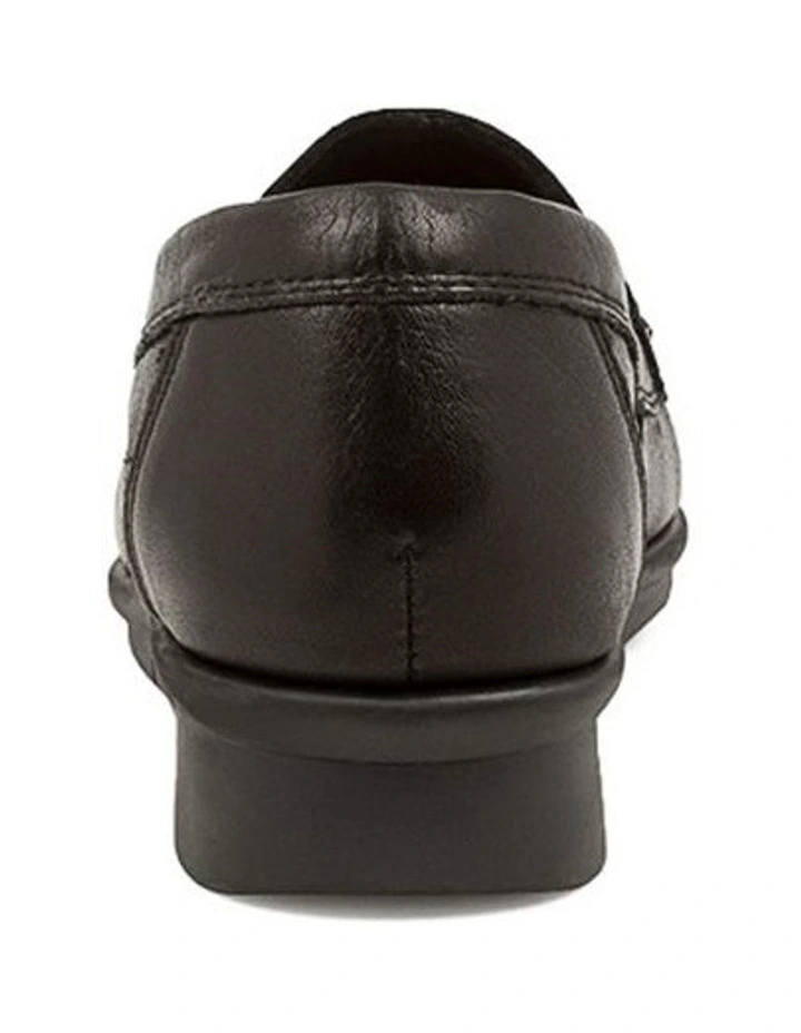Punis Black Leather Loafers image 3