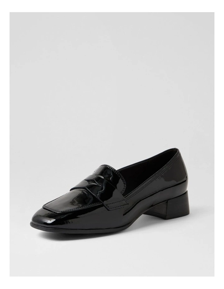 Taylar Black Patent Leather Heels image 2
