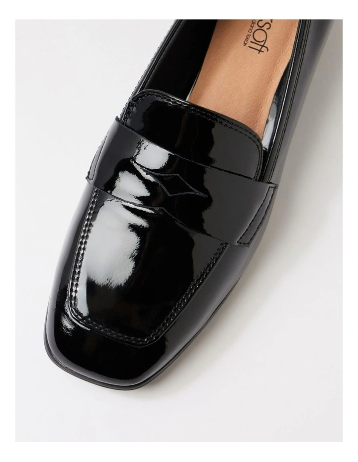 Taylar Black Patent Leather Heels image 4