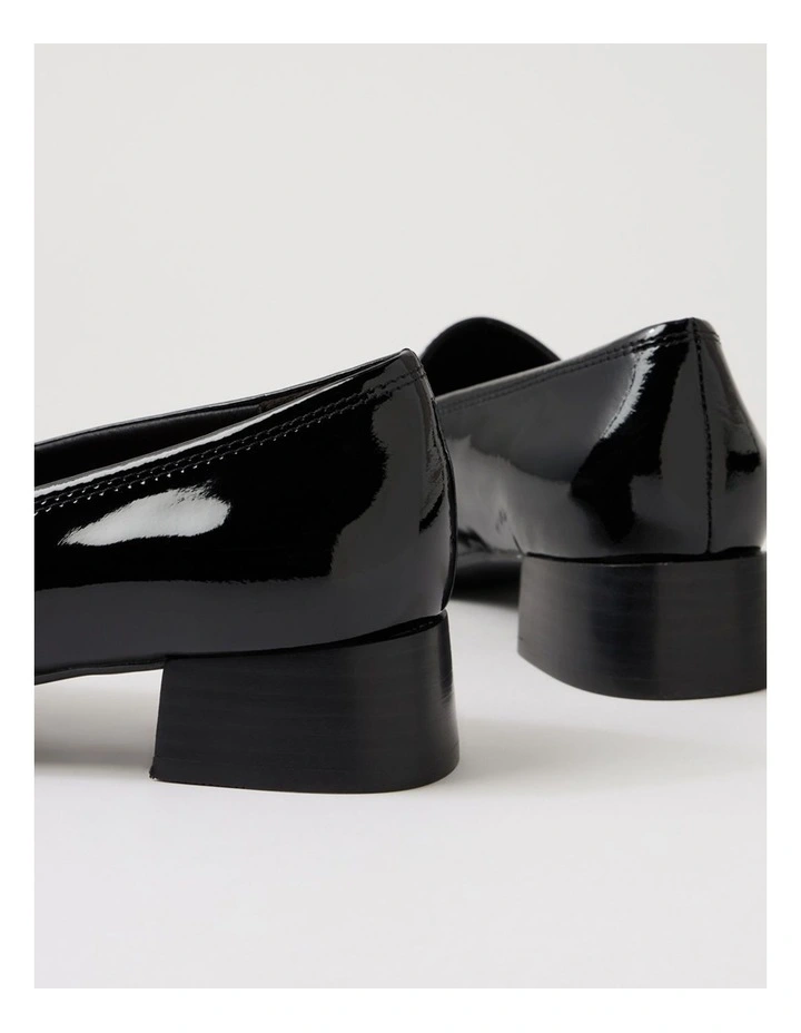 Taylar Black Patent Leather Heels image 5
