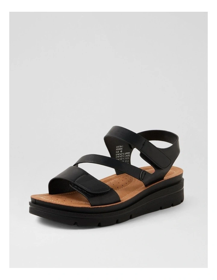 Xinton Black Sandals image 2
