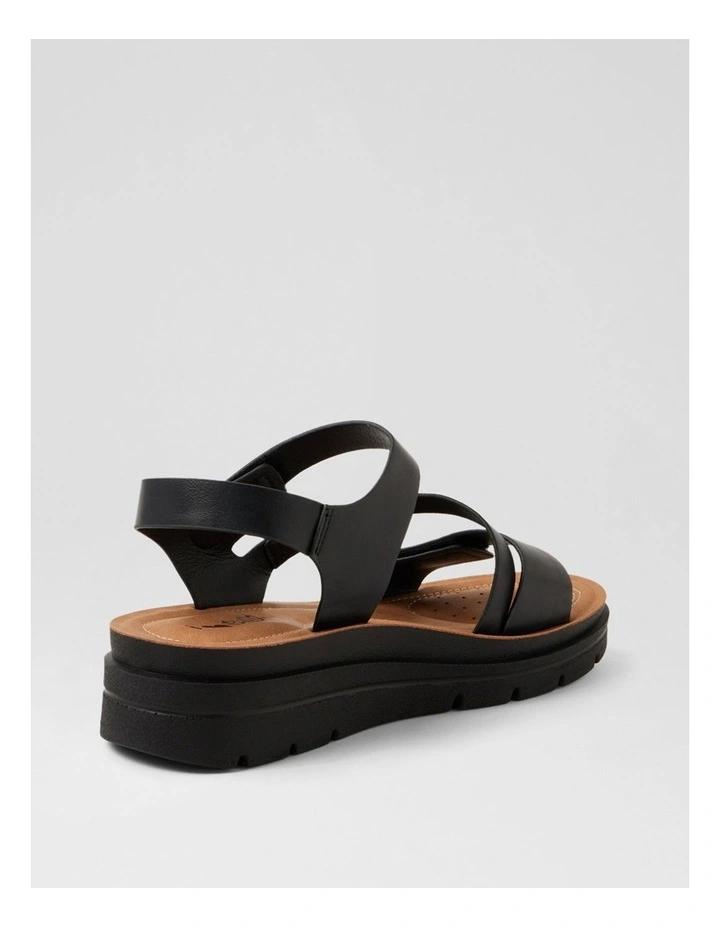 Xinton Black Sandals image 3