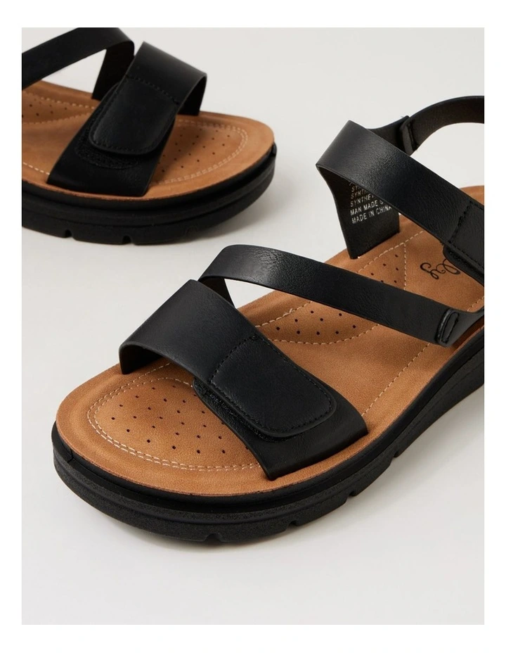 Xinton Black Sandals image 5