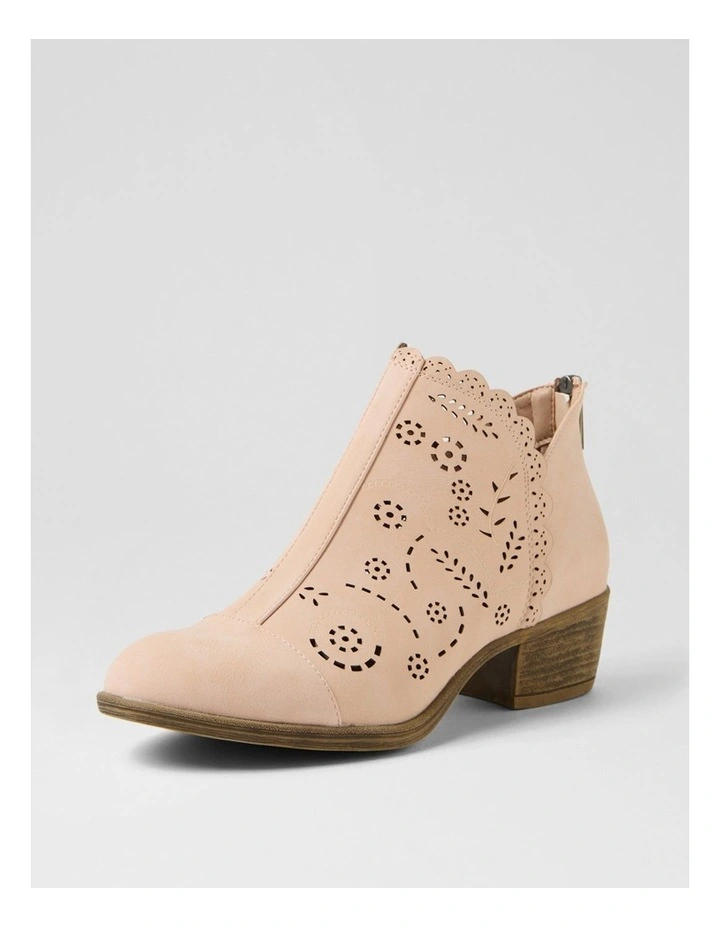 Arino Blush Nubuck Pu Ankle Boots image 2