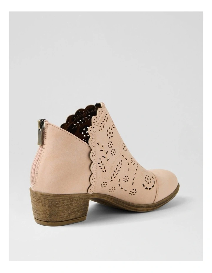 Arino Blush Nubuck Pu Ankle Boots image 3