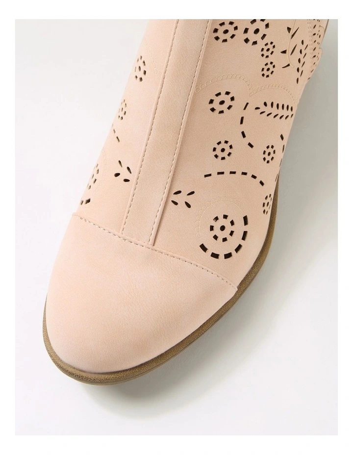 Arino Blush Nubuck Pu Ankle Boots image 4