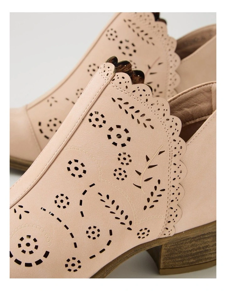 Arino Blush Nubuck Pu Ankle Boots image 5