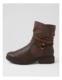 Paquita Espresso Ankle Boots