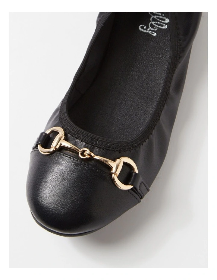 Cilloe Black Flat Shoes image 4