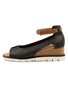 Reney Black Tan Sandals
