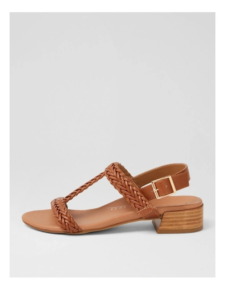 Dannie Tan Weave Sandals image 1