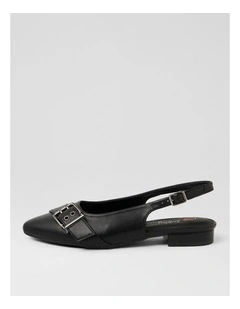 Arani Black Slingbacks