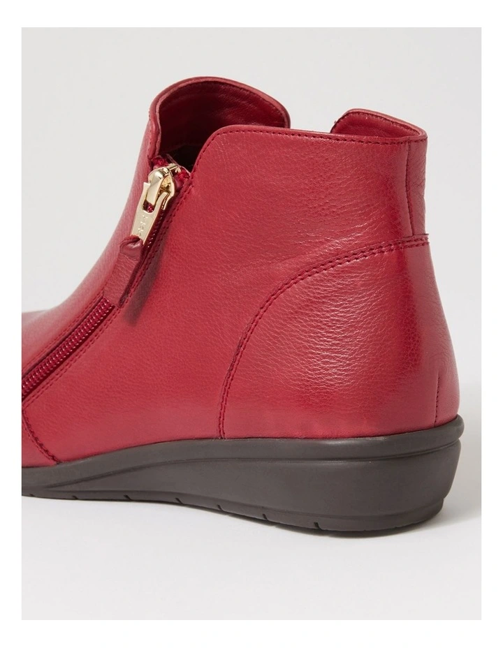 Fallenn Cherry Leather Ankle Boots image 5