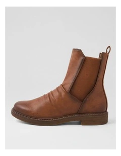 Brandan Cognac Ankle Boots