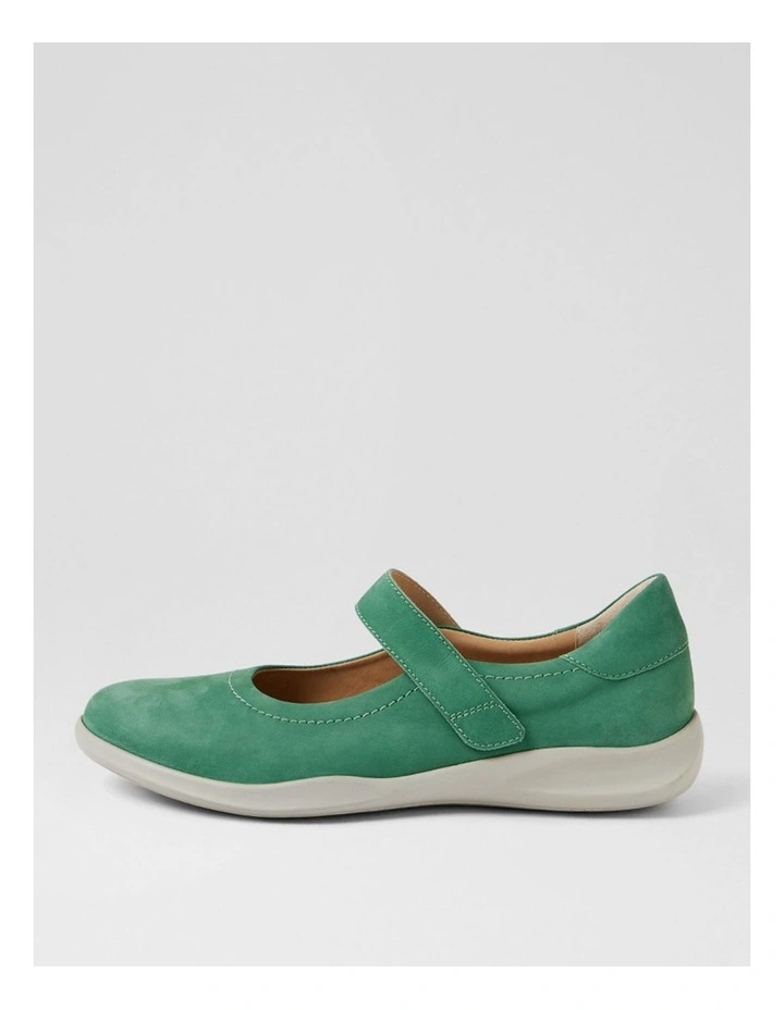 Easie D Green Leather Mary Janes image 1