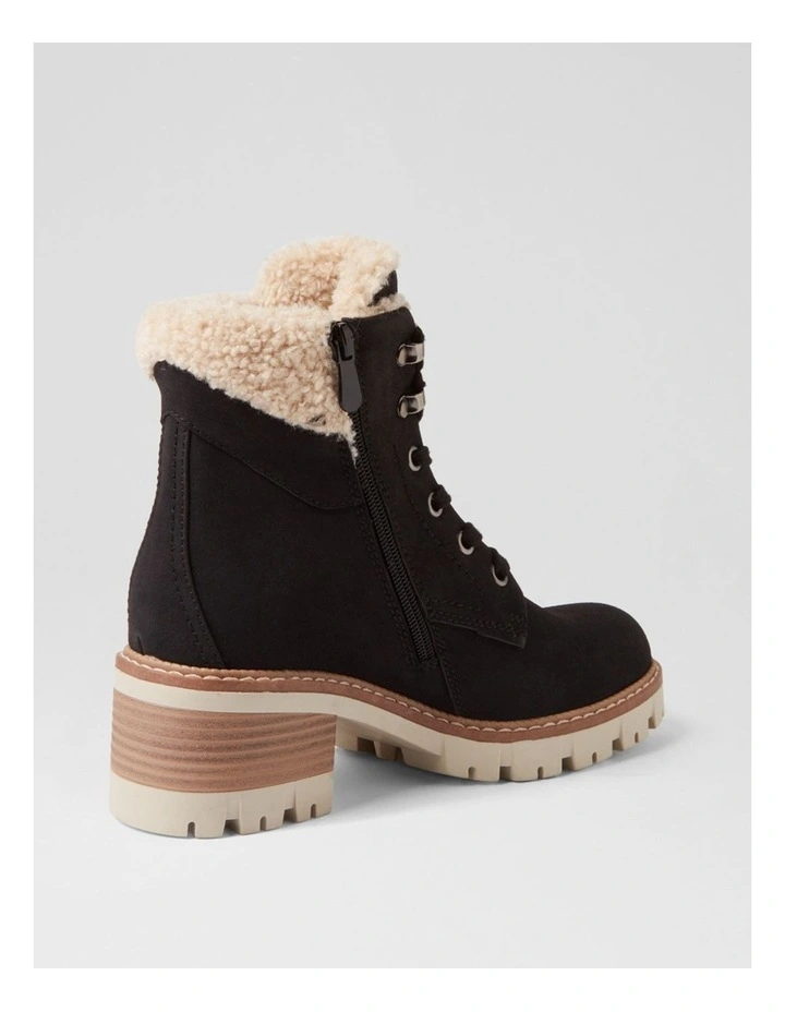 Gaspish Black Ankle Boots image 3