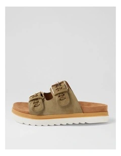 Herlom Khaki Nubuck Sandals