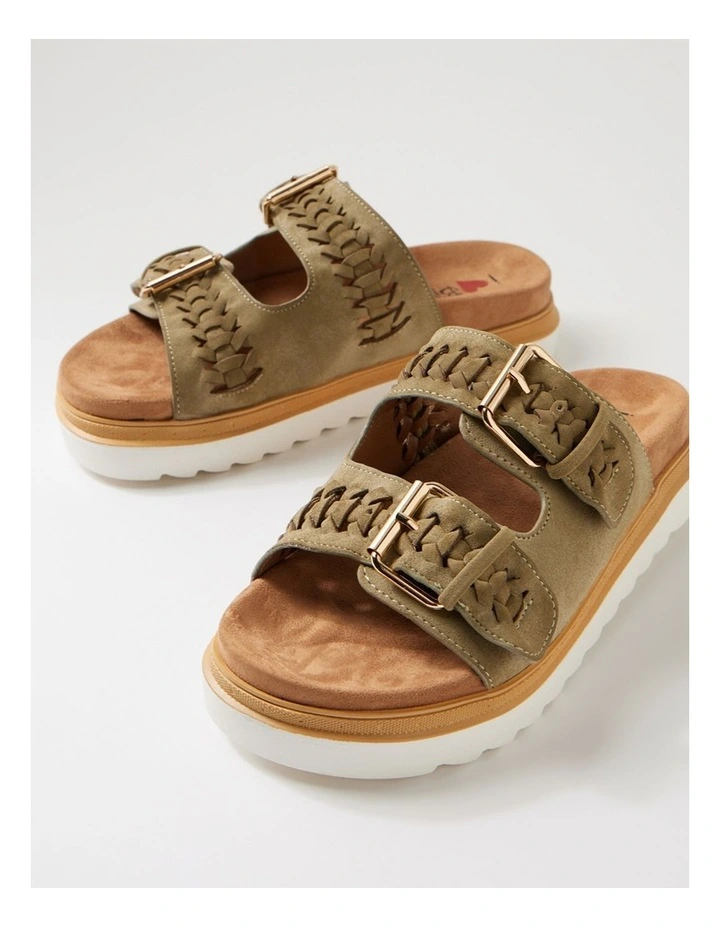 Herlom Khaki Nubuck Sandals image 5