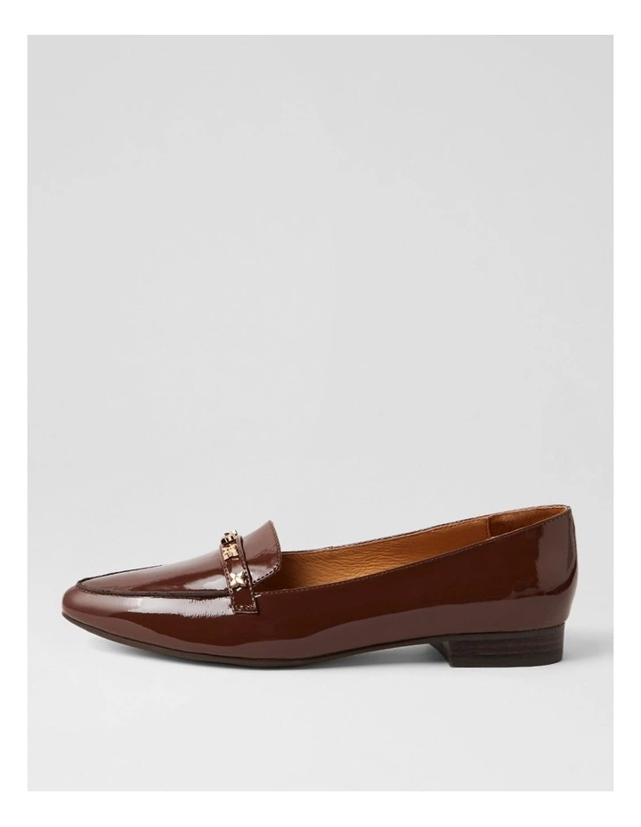 Dysin Choc Patent Leather Loafers image 1