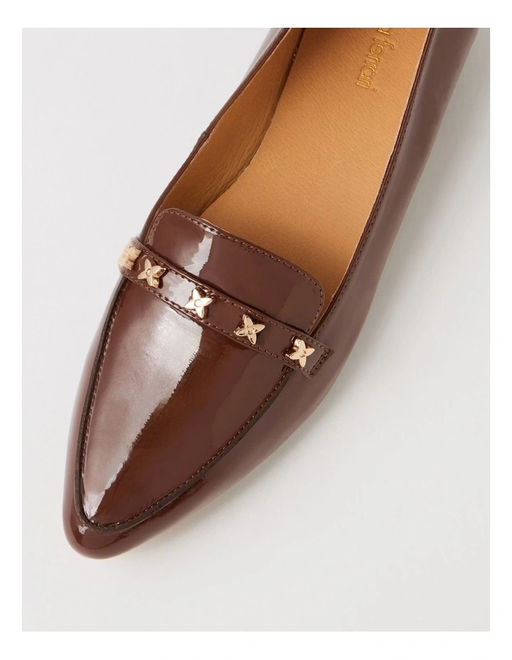Dysin Choc Patent Leather Loafers image 4