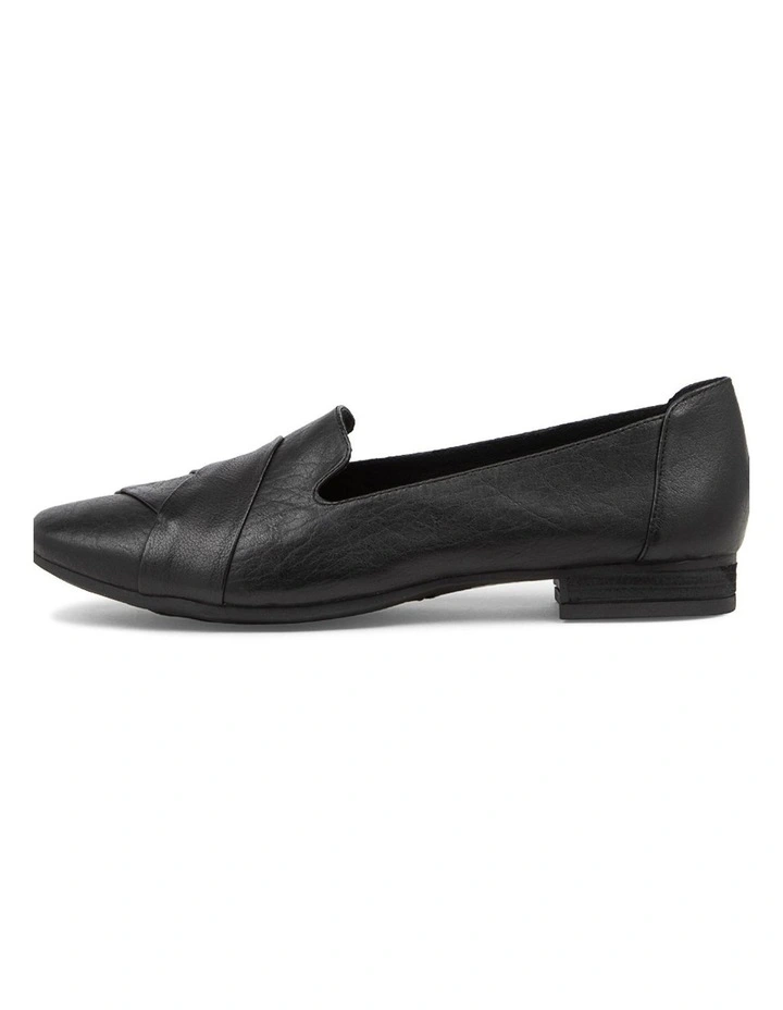 TILONY BLACK LEATHER LOAFERS image 1