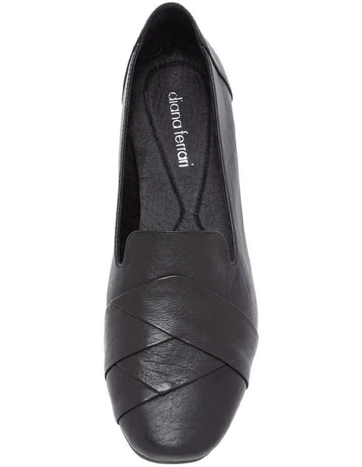 TILONY BLACK LEATHER LOAFERS image 5