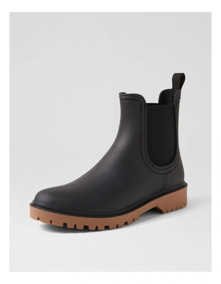 Laurina2 Black Ankle Gumboots image 2