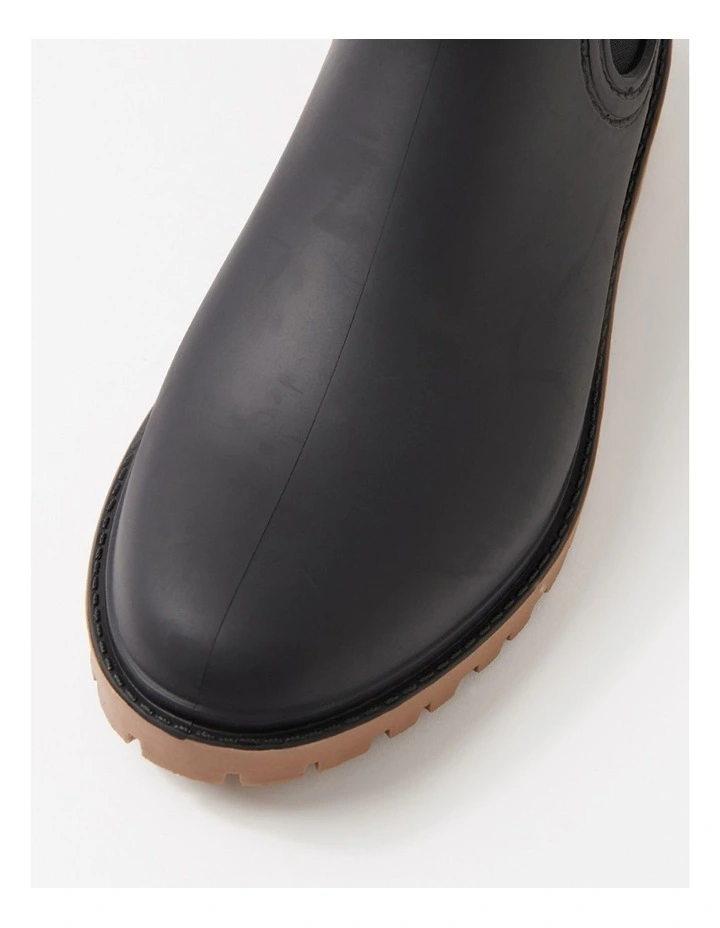 Laurina2 Black Ankle Gumboots image 4