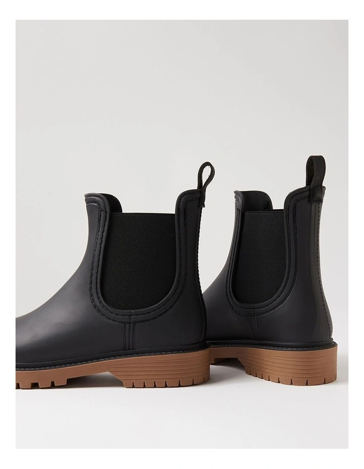 Laurina2 Black Ankle Gumboots image 5