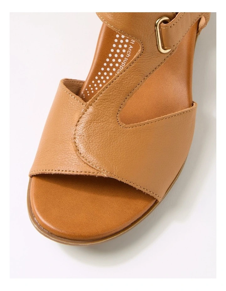 Coras Dark Tan Leather Sandals image 4