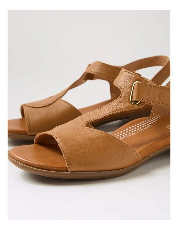 Coras Dark Tan Leather Sandals image 5