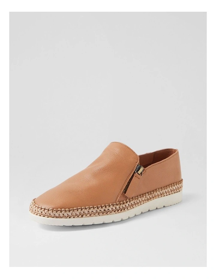 Ashli Light Tan Multi Flat Shoes image 2