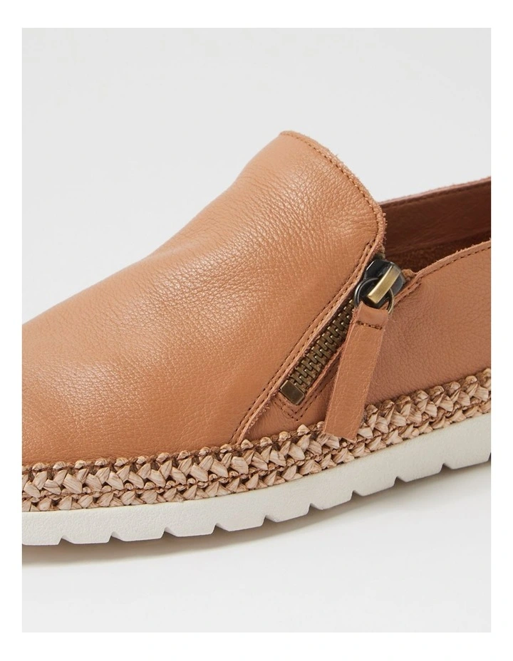 Ashli Light Tan Multi Flat Shoes image 5