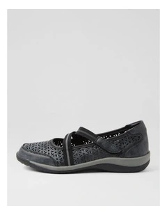 Astori Black Dusty Flat Shoes
